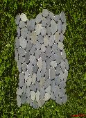 Naravni kamen RF Light Black flat mosaic 30cmx30cm 1m2
